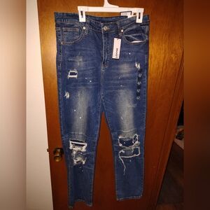 Rue21 Dark Blue Relaxed Fit Jeans